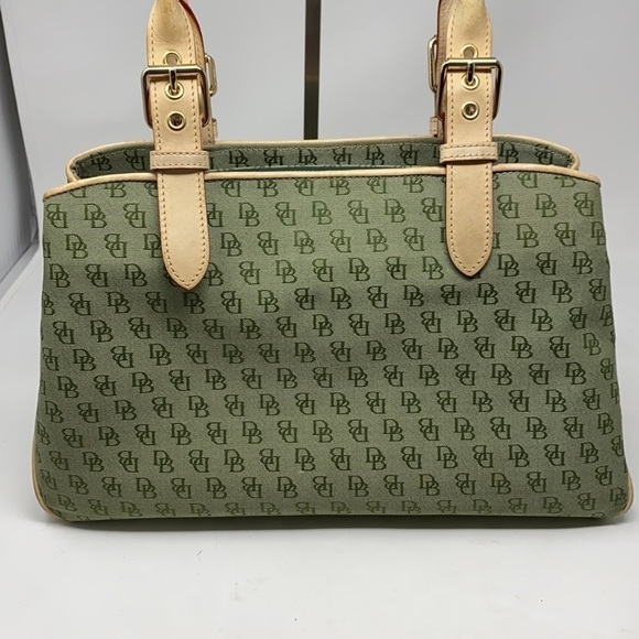 𝅺GREEN Dooney & Bourke Satchel bag purse - Picture 2 of 14